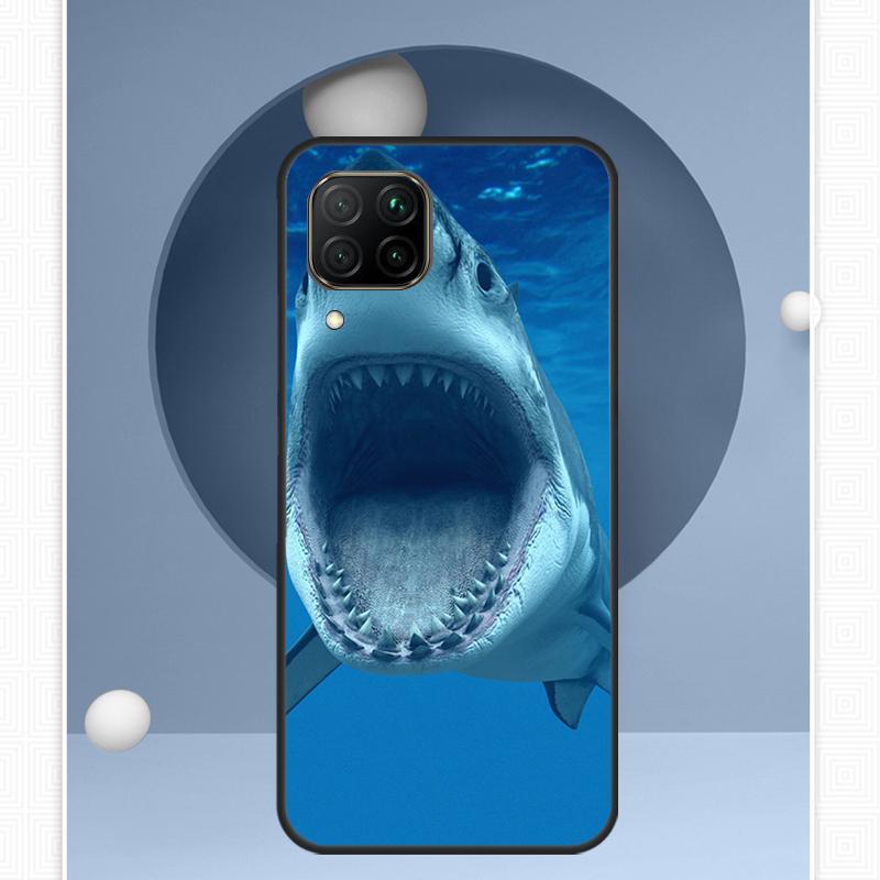 Челюсти Акулы Животное Для Huawei Nova 12i 12s 11i 8i Y91 Y60 Y70 Y72 Y90 Y61 9 10 SE P20 P40 Lite P30 P60 Pro Чехол