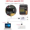 48V Wireless 6-Channel Mixer Audio Professional Portable Sound Mixing Console USB Interface Built-in Phantom Power