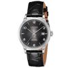 Longines Men's RECORD Automatic Watch, Water Resistant To 3 ATM, Sapphire Crystal, Black Dial, Stainless Steel, L2.820.4.56.2, Black