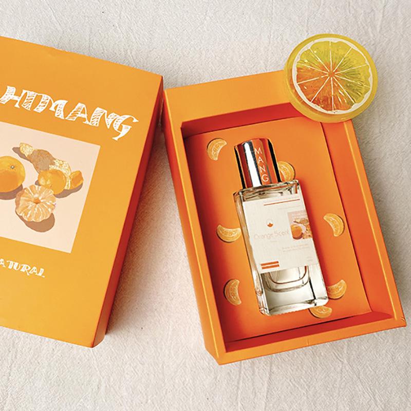 Time Gift Set Citrus Tangerine Niche Fragrance Student Ms. Eau De Toilette Set Niche Premium Fresh Long Lasting Fragrance Gift for Friends