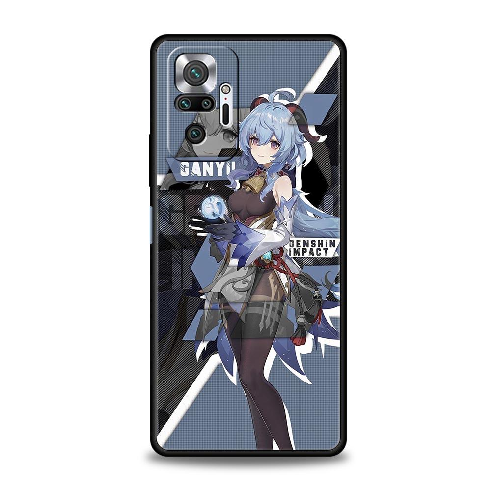 Роскошный чехол для телефона Hu Tao Genshin Impact для Xiaomi Redmi Note 12 11 10 Pro Plus 9S 9 8 7 9T 8T 9C 9A 5G K40 Gaming Soft Cover