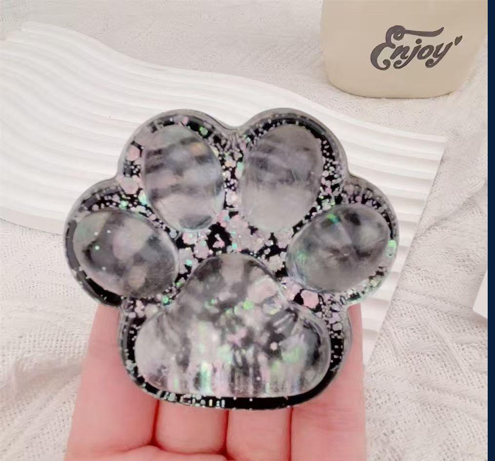 1pc Cosmic Star System Cat Compression Toy - Glittering Sequined Cat Claw Toy, Dazzling Starry Cat Claws, Soft and Slow