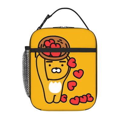 K-Kakao F-Friends Райан Много Сердечек Термосумка для Ланча Портативная Многоразовая Сумка-холодильник Сумка-тоут Ланч-бокс Сумки для хранения еды на открытом воздухе