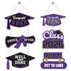 Graduation Season Outdoor Theme Party Door Decorative Paper Hang Tag Door Pendant Customization
