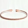 Waterproof Copper Bracelet Adjustable Bangle Jewelry Copper Cuff Bracelet  for Men and Women