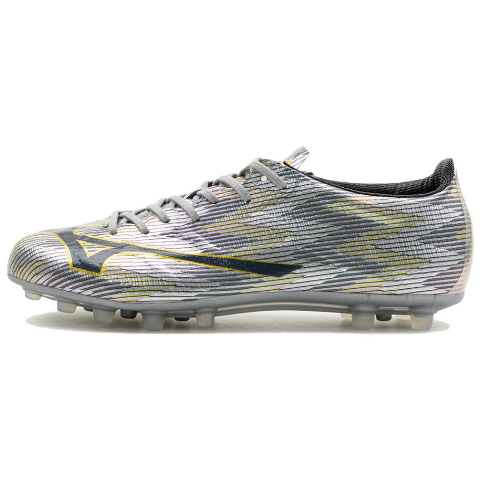 Mizuno Alpha 2 Soft Comfortable Non-Slip Durable Soccer Shoes Men Sneaker Silver P1GA256104