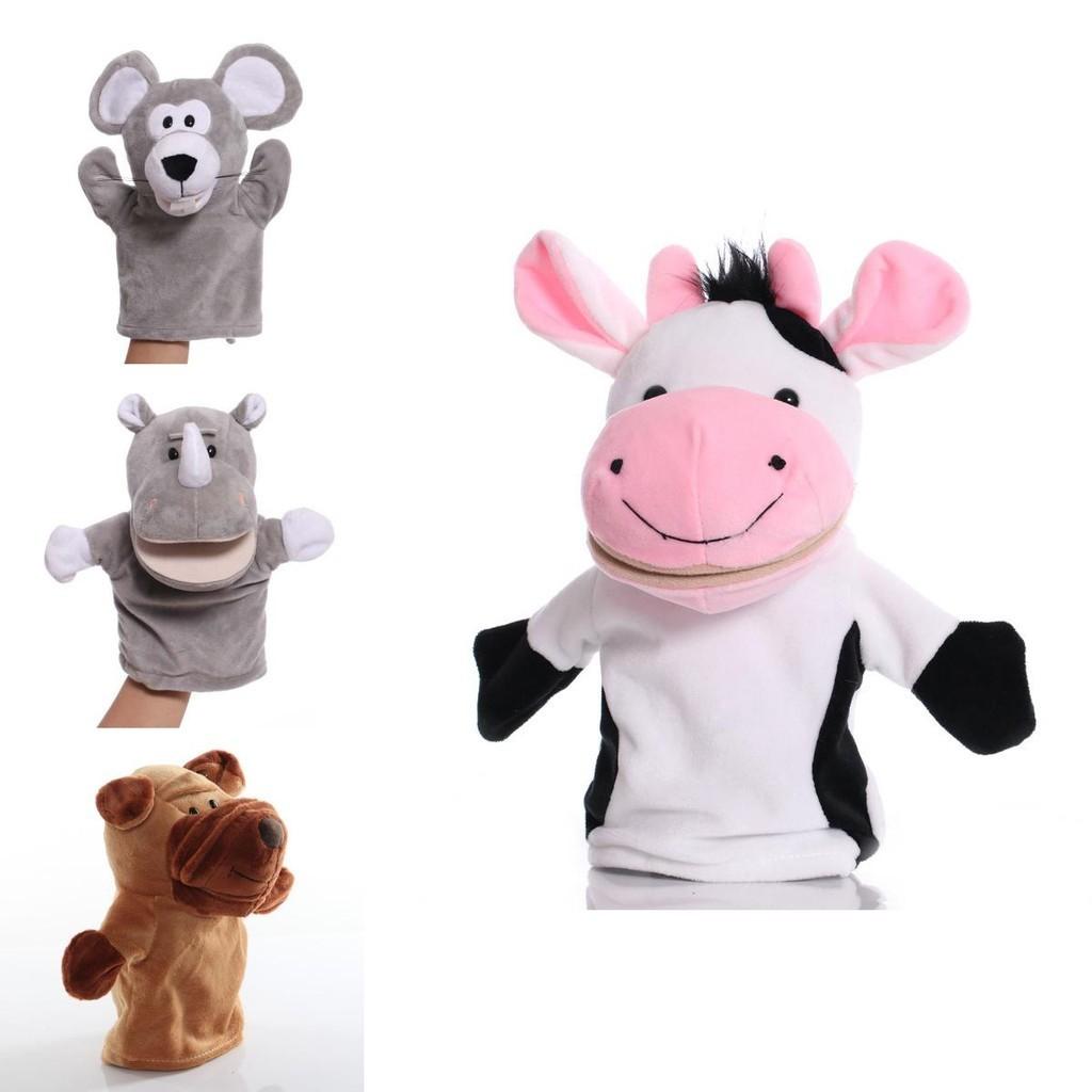 Soft And Cuddly Animal Hand Puppet Doll Perfect For Role-playing And Storytelling 25cm Height