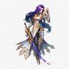 Brave Frontier Gabriela Art Character Iron On Heat Transfer Printing Vinyl Patches Sticker for Clothes DIY Appliques Washable Patches