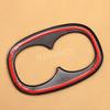 Rear Seat Cup Holder Cover For Mitsubishi Eclipse Cross 2018    2022 Carbon Fiber Interior