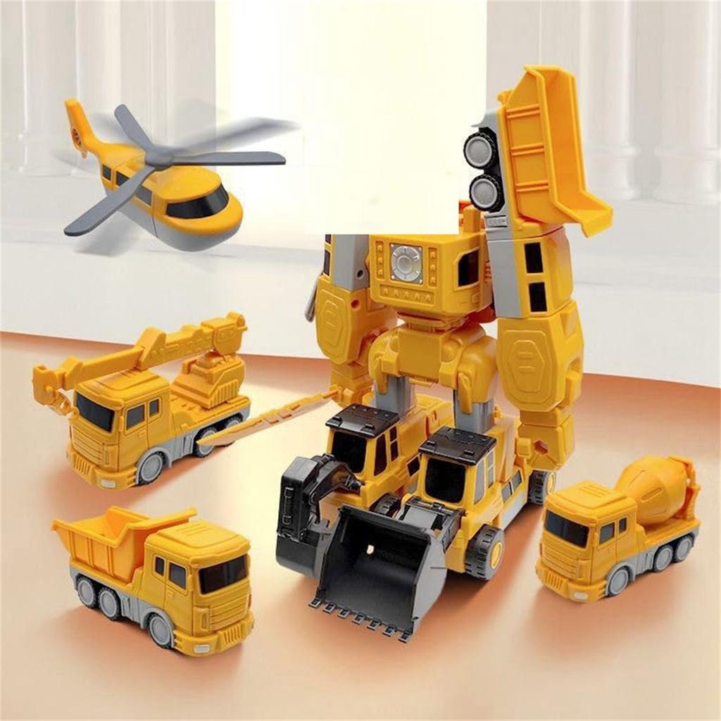 Modular Transforming Toy Set, Magnetic Toys Magnetic Transform Engineering Car Toy, Gifts For Boys Kids