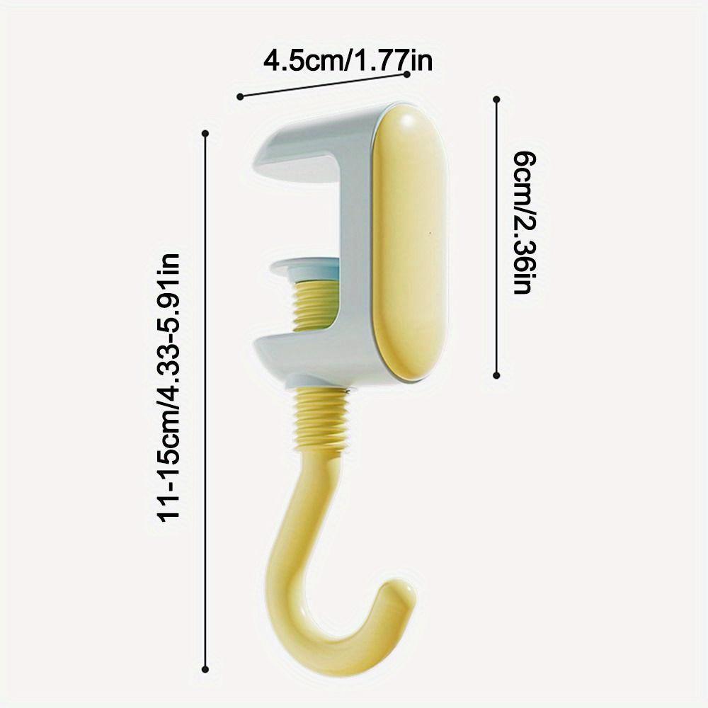 Милый мультяшный крючок для края стола, регулируемые крючки для сумок на рабочем столе Dopamine, прочная несущая вешалка для игровой гарнитуры, крючки для ключей