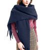 Women's  And Winter Christmas Fashion Warm Casual Solid Color Long Scarf