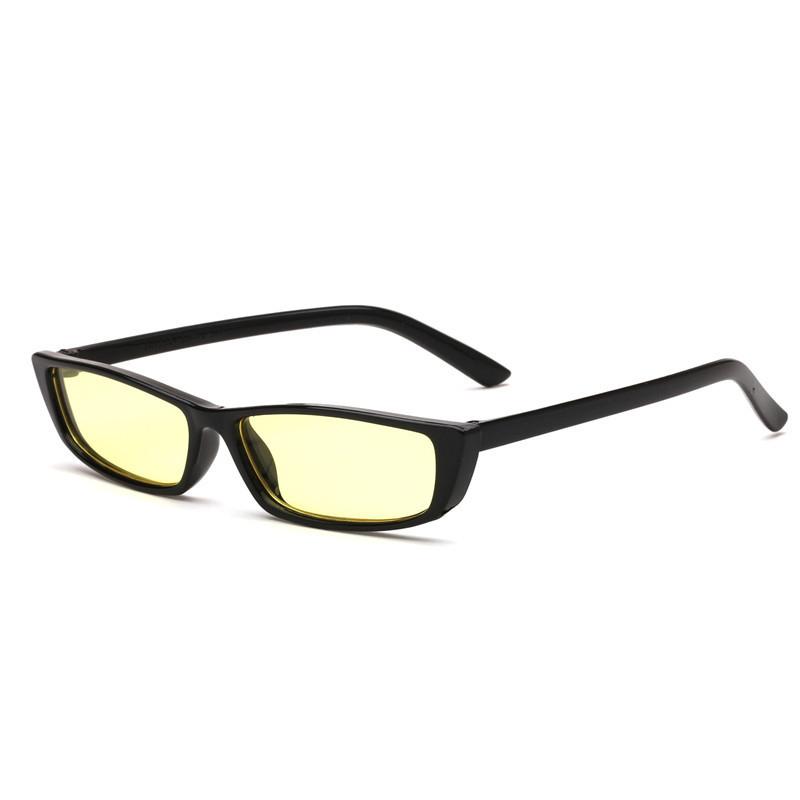 Trendy Small Frame Cat Eye Sunglasses For Women Men Retro Square Eyeglasses UV400 Protection Goggle Fashion Eyewear