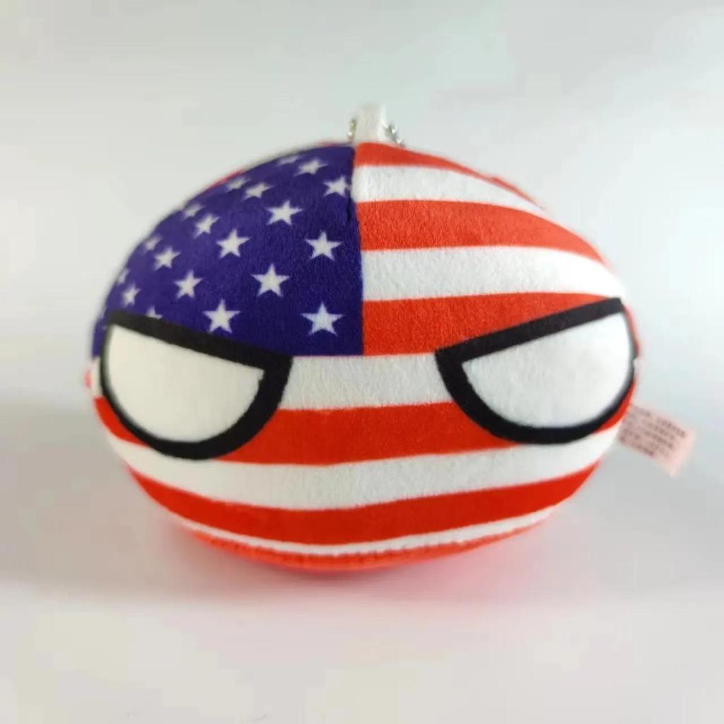 10cm Polandball Mini Plush Toy Kazakhstan Israel Palestine Iraq Egypt Countryball Anime Peripheral Gifts