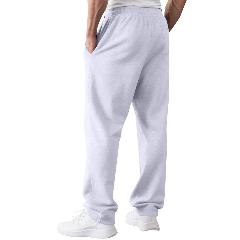 Мужская мода Удобные прямые спортивные штаны Спортивные штаны Наряд Hombre Elegante Casual