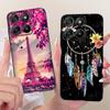 For Motorola Moto G67 Case XT2621-4 Cute Cat Peacock Painted Cover Soft TPU Phone Case For Motorola Moto G77 G 67 MotoG77 Fundas