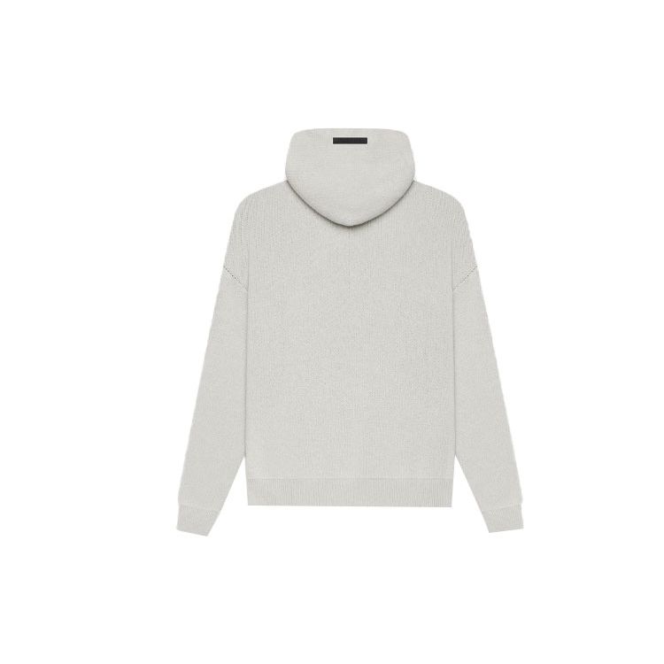 Fear of God Essentials Вязаный пуловер унисекс SS21 Топы Светло-серый овес FOG-SS21-601
