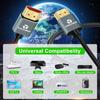 Thsucords Ultra Thin 8K 4K HDMI Cable 1M Slim Flexible Soft High Speed HDMI Lead 48Gbps Compatible with Roku Qualified Billing Available & 2.1