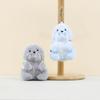 Charming Gray And Blue Gorilla Plush Toy Keychain For Bags And Backpack Accessories