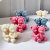 Bear Candle Silicone Mold for Handmade Desktop Decoration Gypsum Epoxy Resin Aroma Candle Mould for Home Decoration