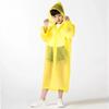 Boys and Girls Childrens Waterproof Raincoat Non-disposable Convenient EVA Transparent Outdoor Raincoat with Hood for Children