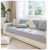 Thousand Bird Grid Splicing Sofa Cover Non-slip Cotton Thread Woven Sofa Cushion All-season Universal Living Room Home Sofa Mat