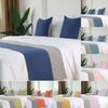 Simple Modern Bed Flag Bed Runner Luxury Homestay Cotton Linen Bed Tail Towel Wedding Room Hotel Tail Pillowcase