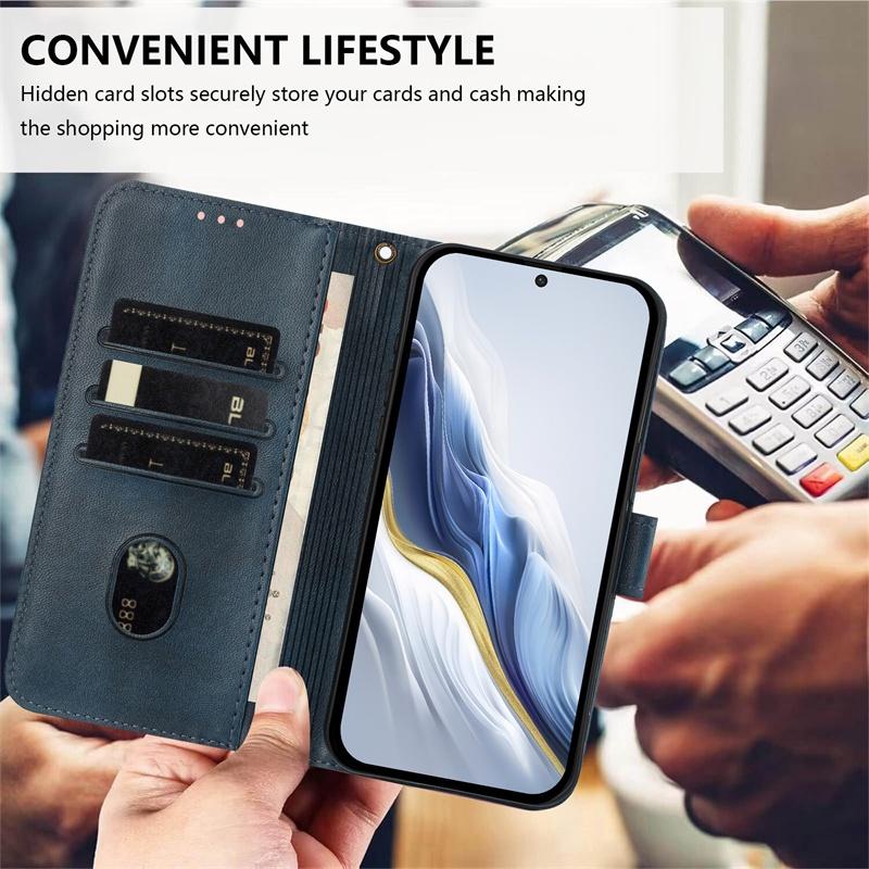 Чехол для Xiaomi Poco X4 Nfc GT M5 M5S X5 F5 M6 Pro 4G 5G Кожаный Кошелек Карман Слоты для Карт Флип-чехол Обложка
