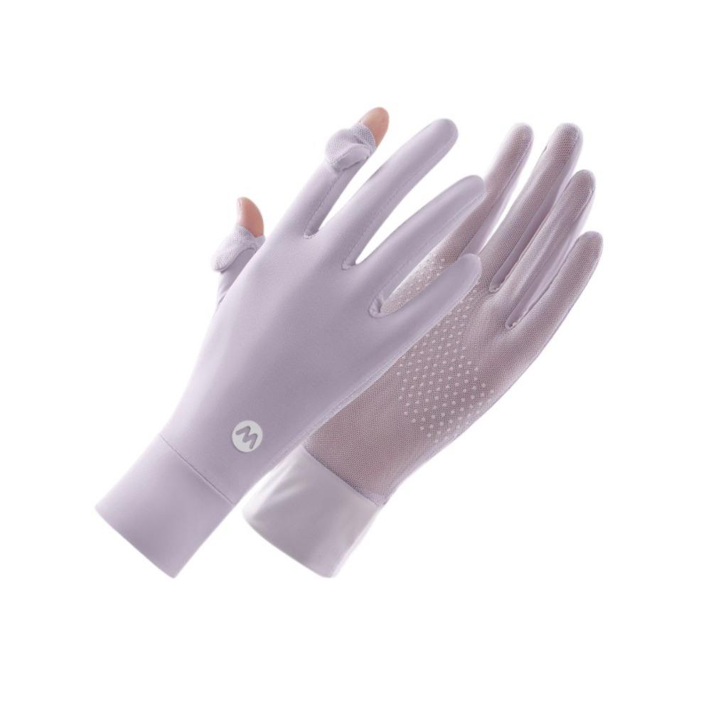 Anti-UV Women Gloves Thin Sunscreen Gloves Fashion Mittens Summer