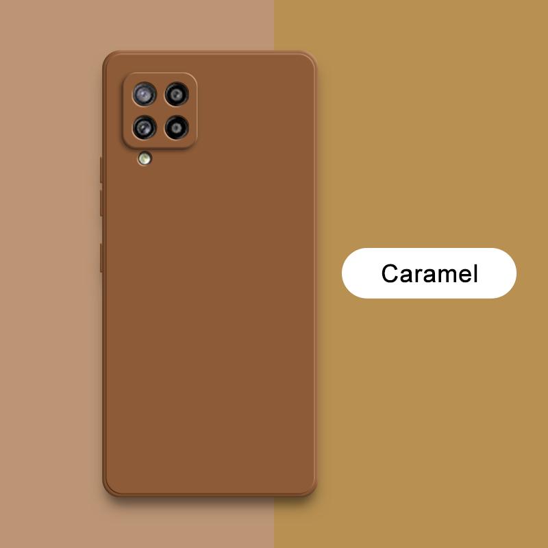 Роскошные квадратные жидкие силиконовые чехлы для Samsung Galaxy M40s M32 M42 5G Camera Защитные 360 противоударные мягкие чехлы для мобильных телефонов