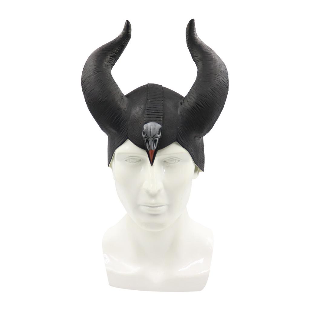 New Sleeping Beauty2 Beauty horn headgear Halloween Party COS Sleeping Beauty Witch Horn Mask Prop