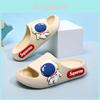 Летние удобные ЭВА мультяшный стиль Детские тапочки нескользящие без запаха Сандалии для мальчиков