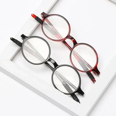 Сверхлегкие очки для чтения, круглая оправа, очки для дальнозоркости + 1,0 ~ + 4,0, очки для ухода за зрением, очки для дальнего зрения для модных женщин Gafas