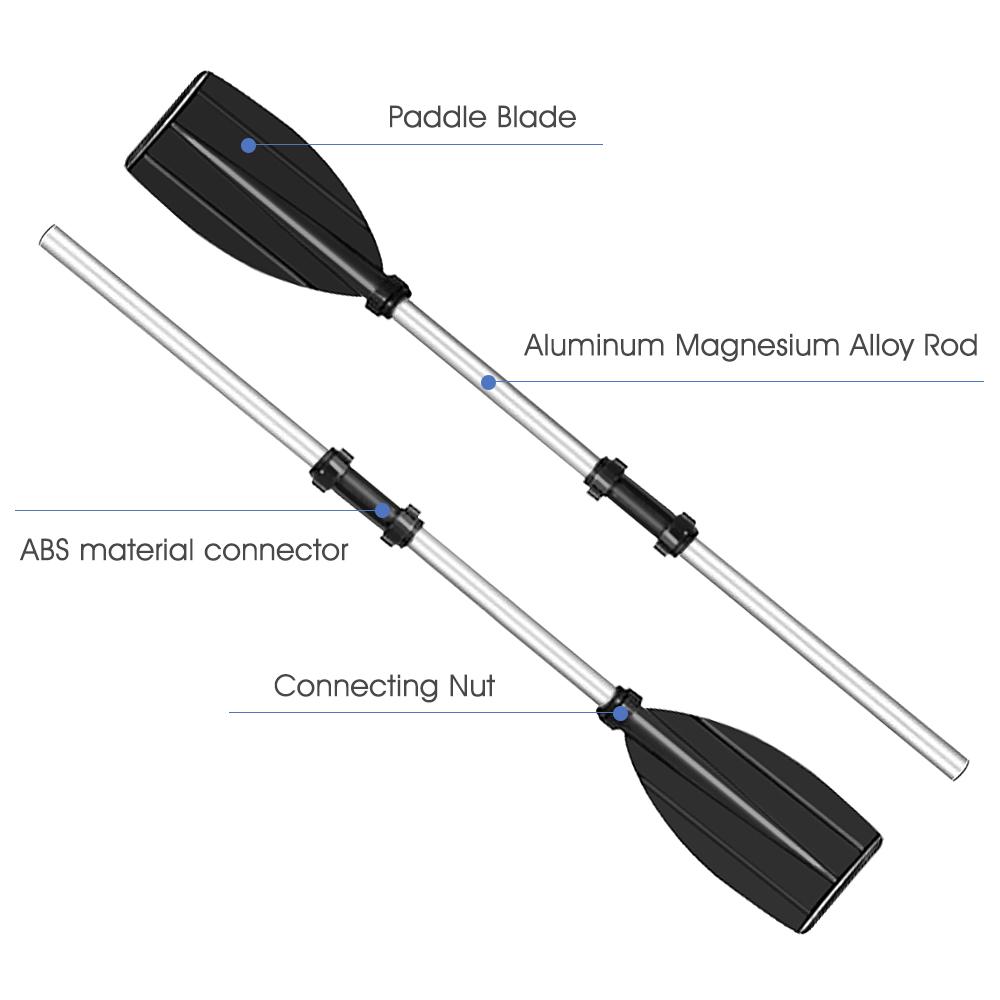 Весла для каяка 125 см, легкие весла из алюминиево-магниевого сплава, съемные весла для каякинга