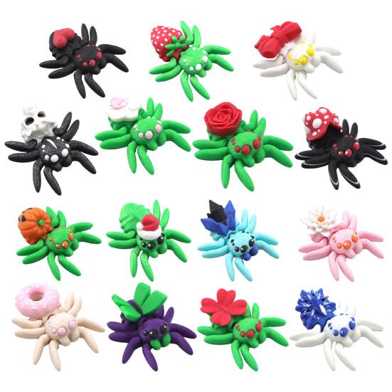 Yousheng 3D Printed Spider Ornament Mini Spider with Movable Joints Colorful Spider Fidget Toy for Kids And Adults Party Favors