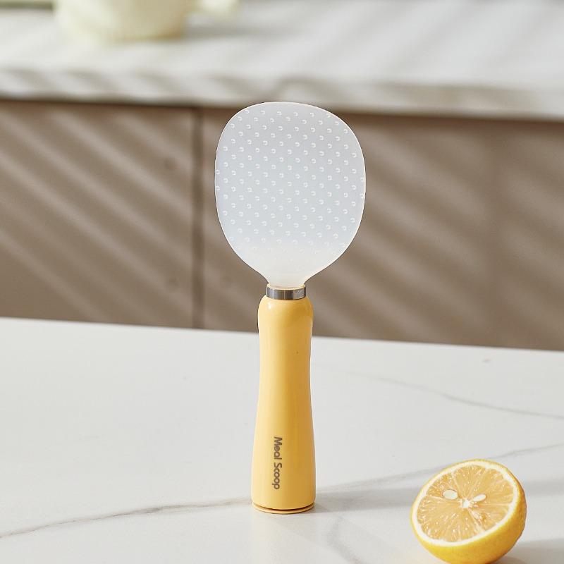 Magnetic Standing Rice Spoon, Non-stick Rice Spoon, Suction Cup, Non-stick Rice Serving Spoon, Food-grade Electric Rice Cooker, Anti-stick Rice Spoon