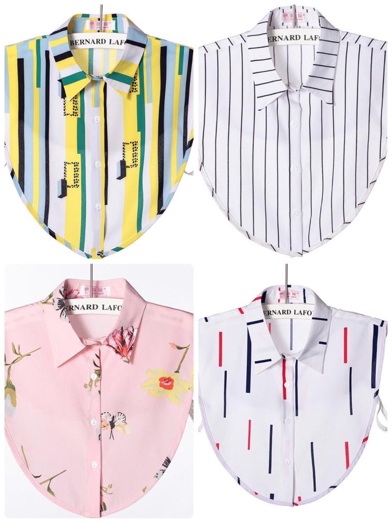 Beauty Ladies Vintage Shirt Sweater Clothes Faux Blouse Collars Removable Clothing Accessories Lace Top Detachable Collar Black