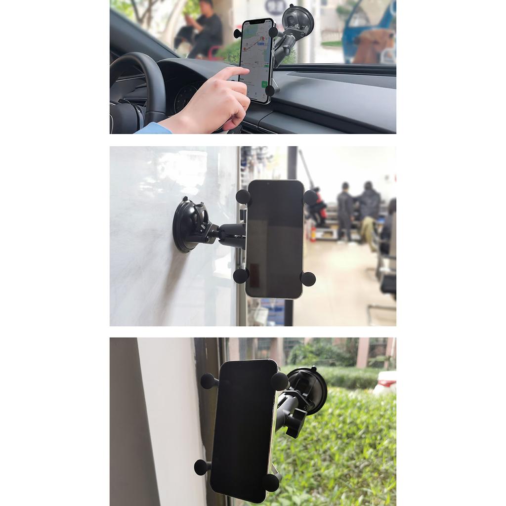 360Degree Rotatable Ball Mount Twist Lock Suction Cup Base Window Mount for Mobile Phones Action Camera Accessories