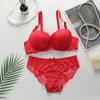 2-piece Sexy Multi-color Lingerie Set For Women's Gathering Push Up Underwear For Women's Flower Underwear Set
