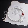 Elegant Handcrafted Natural Stone Bead Chain Bracelet, Timeless Design Suitable for Any Occasion