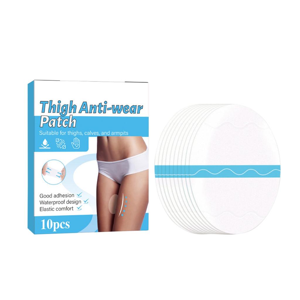 10 Pcs Body Anti-Friction Pads, Self-Adhesive Thigh Patch Disposable Ultra-Thin Thigh Inner Anti-Chafing Paste For Thigh Inner