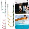 3/4/5 Step Boat Rope Ladder Folding Hanging Rope Ladder Light-weight Uv-proof Portable Rope Ladder Boat Boarding