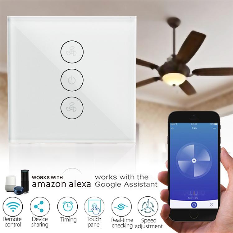 Smart Home Product Fan Speed Regulator Tuya WiFi Smart Fan Speed Control Fan Controller Switch