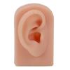 Silicone Ear Model Soft Flexible Right Ear Reusable Human Ear Model for Ear Piercing Training And