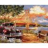 Diy Diamond Painting Full Drill Home Decor Painting Cross Stitch Embroidery Cars and Bridges Picture