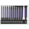 Inner Hexagonals Ball Head Screwdriver Set 1/4inch Ball End Hexagonals Screwdriver Socket Set 13PCS