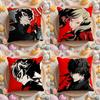 Чехол на подушку из аниме Persona 5 - для дома и автомобиля, многоцелевой, двусторонний, мягкий и прочный, для повседневного использования