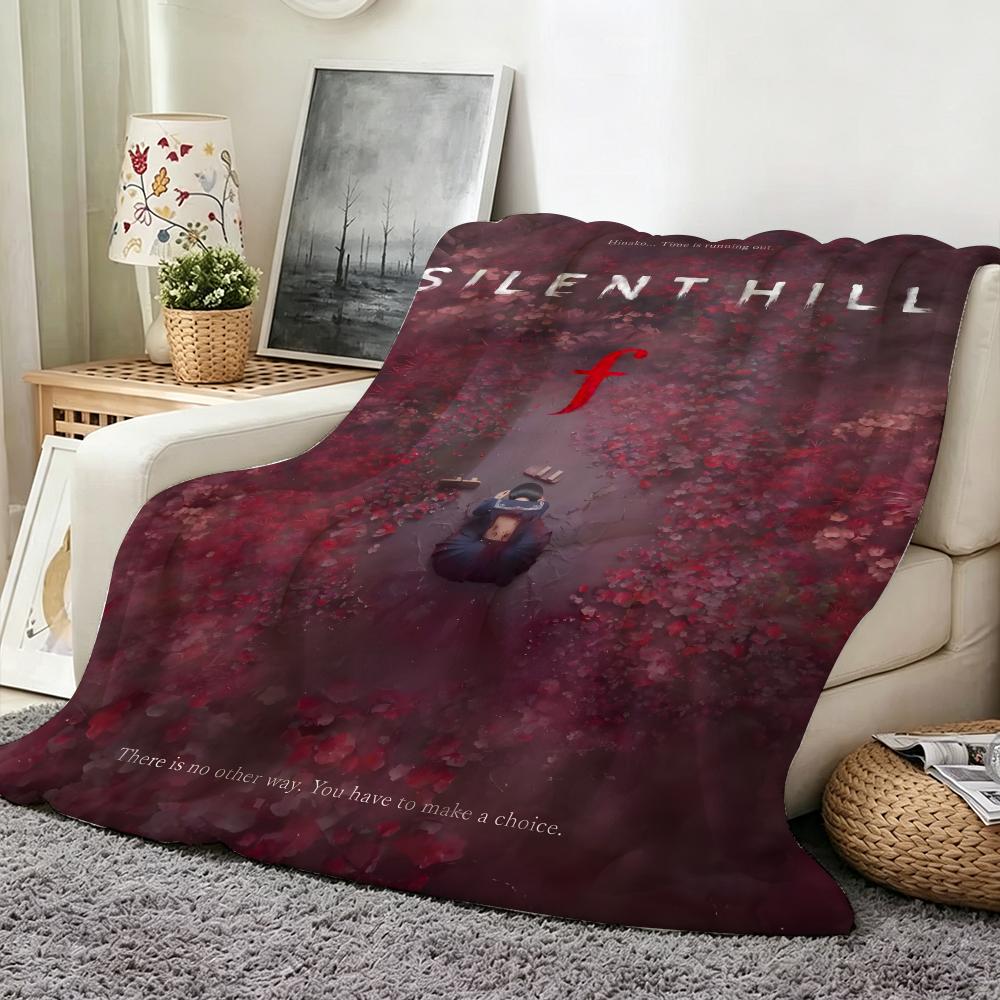Movie S Silent H Hill Throw Flannel Throw Blanket Suitable for Sofa Living Room Bedroom
