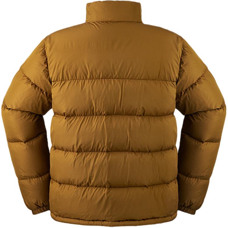 Timberland Urban Outdoor FW25 Stand Collar Zipper Insulated Water-Resistant Long Sleeve Down Jacket Men Outerwear Dark-Wheat 0YH6N-EH2
