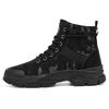 Men's Wide Width Camo Combat Desert Boots High Top Canvas Boots Breathable Comfortable Non-Slip Sole Ankle Boots Big Size 47 48